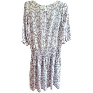 Breli Originals white/tan vintage dropwaist dress Sz 16